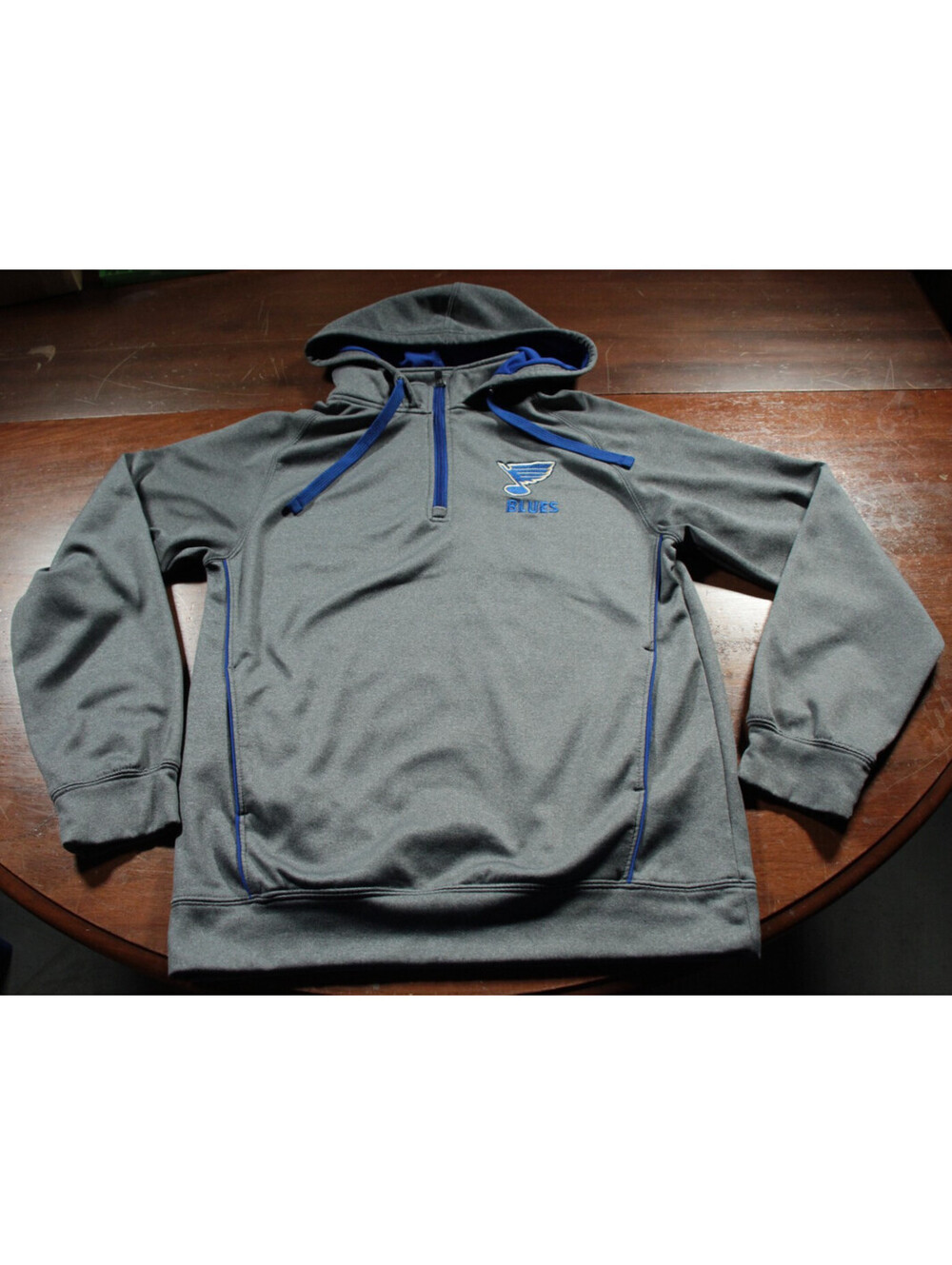 St. Louis Blues Hooded Quarter Zip Sweatshirt St. Louis Blues S Hoodie